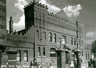 Archive Photograph of Edkin Street Drill Hall, Workington taken between 1910 and 1915